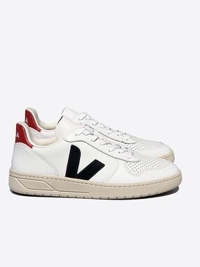 V-10 LEATHER WHITE NAUTICO PEKIN, 38, 7/7.5